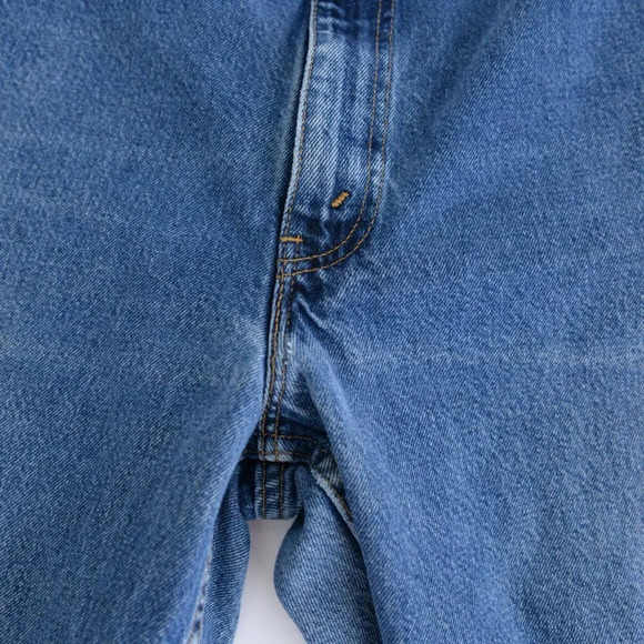Vintage 90S Levi's 560  Loose Fit 100% Cotton Mid-wash Blue Denim Jeans 40X30 - Picture 10 of 14
